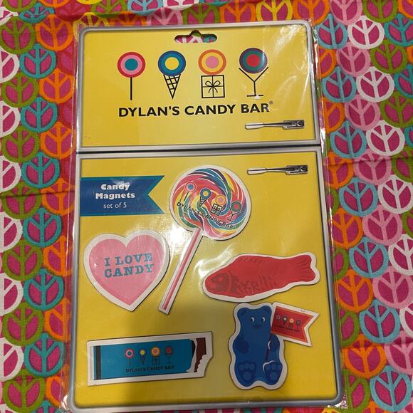 Dylan's Candy Bar Magnets Gummy Bear, Fish, Candy Bar, Heart, Lollipop (set 5) - Picture 2 of 4